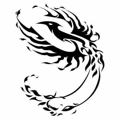 Tribal Phoenix Image Tattoo